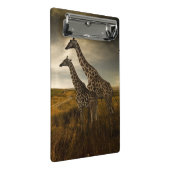 Giraffen und die Landschaft Mini Klemmbrett (Schrägansicht)