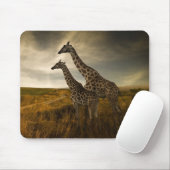Giraffen und die Landschaft Mousepad (Mit Mouse)