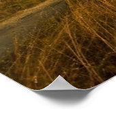 Giraffen und die Landschaft Poster (Ecke)