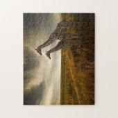 Giraffen und die Landschaft Puzzle (Vertikal)