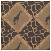 Giraffen-und Tier-Druck-Diamant-Muster Stoff (Muster)