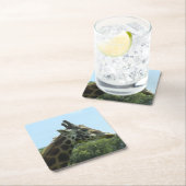 Giraffen-Untersetzer-Set Rechteckiger Pappuntersetzer (Vor Ort)