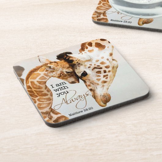 Giraffen-Untersetzer-Set Untersetzer (Linke Seite)