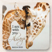 Giraffen-Untersetzer-Set Untersetzer (Vorderseite)