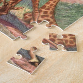 Giraffen von Louis Sargent, Vintage afrikanische T Puzzle (Seite)