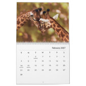 Giraffen Wall Calendar Kalender (Feb 2027)