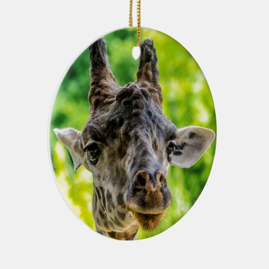 Giraffen-Wimpern Keramikornament (Rechts)