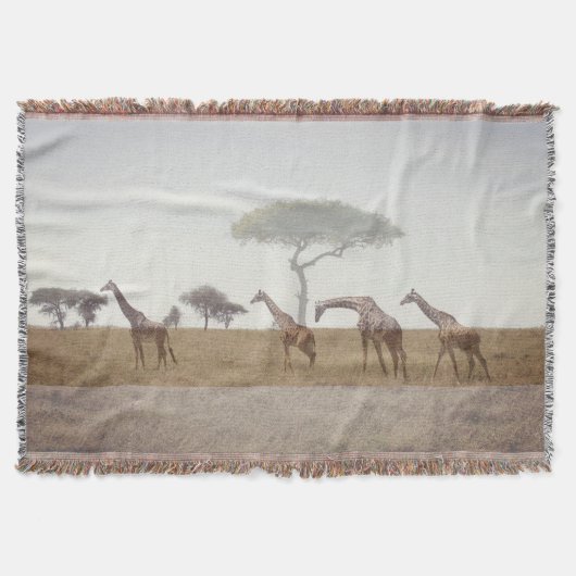Giraffen-Wurfdecke Decke (Vorderseite)