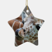 Giraffen-Zunge-Verzierung Keramik Ornament (Rechts)