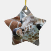 Giraffen-Zunge-Verzierung Keramik Ornament (Hinten)
