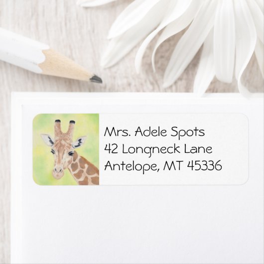 Giraffenanschrift (Insitu)