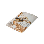Giraffenbadmatte Badematte (Schrägansicht)