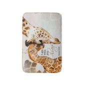 Giraffenbadmatte Badematte (Vorderseite Vertikal)