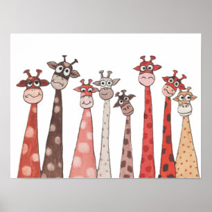 Giraffenbande Poster
