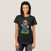 Giraffenbauer harkt Farm T-Shirt (Vorne ganz)