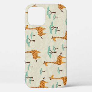 Giraffenbaumstruktur Vintage Muster. Case-Mate iPhone Hülle