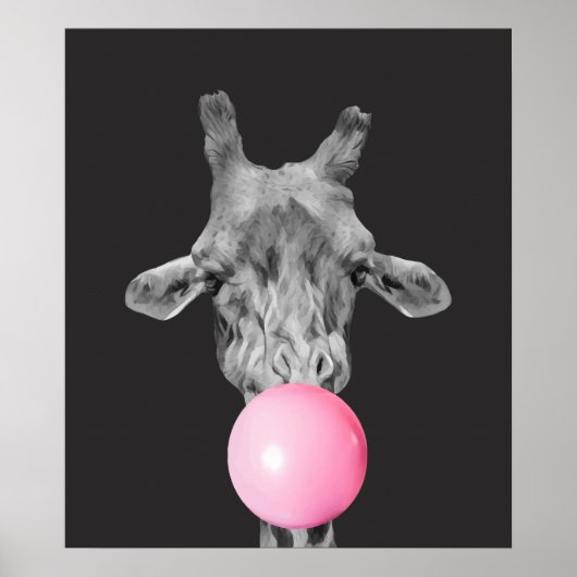 Giraffenblase Poster (Vorne)