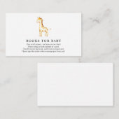 Giraffenbücher für die Beipackkarte Begleitkarte (Vorne/Hinten)