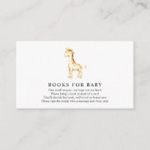 Giraffenbücher für die Beipackkarte Begleitkarte (Vorderseite)