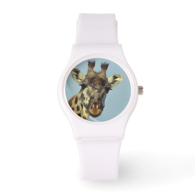 Giraffendesign Armbanduhr (Vorderseite)