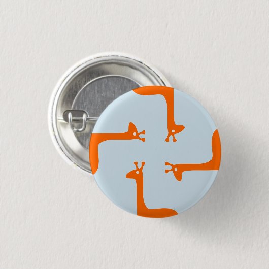 Giraffendesign Button (Vorne & Hinten)