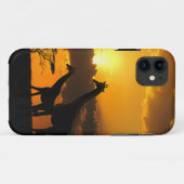 Giraffenfamilie 2 Case-Mate iPhone hülle (Rückseite (Horizontal))