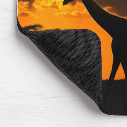 Giraffenfamilie 2 mousepad (Ecke)