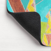 Giraffenfamilie Original Abstrakt Kunst Mousepad (Ecke)