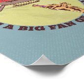 Giraffenfan Poster (Ecke)