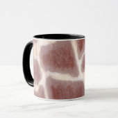 Giraffenfelder Muster benutzerdefinierte Tasse (Vorderseite Links)