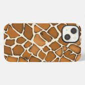 Giraffenfell-Musterdruck iPhone Hülle (Rückseite (Horizontal))
