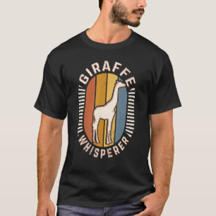 Giraffenflüsterer Vintage Klassiker Retro Tierlieb T-Shirt