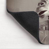 Giraffenfotografie - Vintager Stil Mousepad (Ecke)