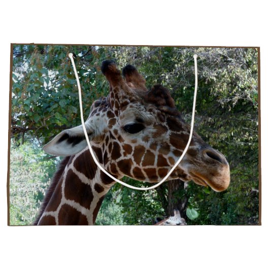 Giraffengeschenktasche Große Geschenktüte (Rückseite)