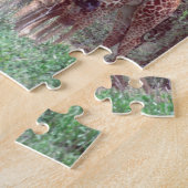 Giraffengruppe oder Herde w/ Young, Giraffa Puzzle (Seite)
