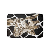 Giraffenhandzeichnen Badematte (Vorderseite)