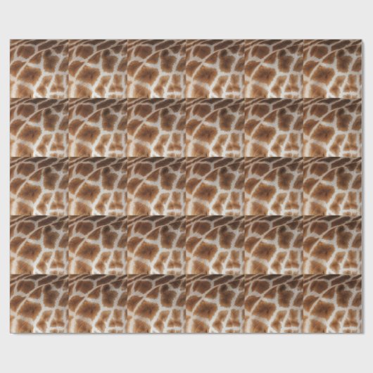 Giraffenhaut-Muster-Packpapier Geschenkpapier (Flach)