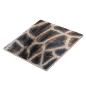 Giraffenhautmuster in nahen Keramiken Fliese (Seite)