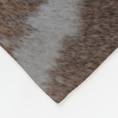Giraffenhauttextur Fleecedecke (Ecke)
