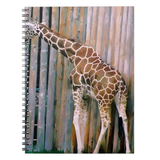 Giraffenheft Notizblock (Vorderseite)
