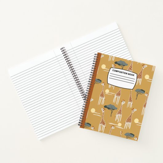 Giraffenheft Notizblock (Innenseite)