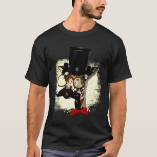 Giraffenhut und Big Mustache T-Shirt