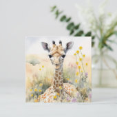 Giraffenkarte (Stehend Vorderseite)