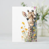 Giraffenkarte (Stehend Vorderseite)