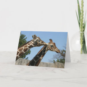 Giraffenkarte Karte