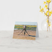 Giraffenkarte Karte (Gelbe Blume)