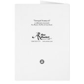 Giraffenkarte "Serengeti Steampunk" (Hinten)