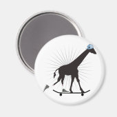 Giraffenkompetenz Magnet (Vorderseite/Rückseite)