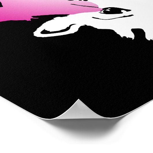 Giraffenkreis Poster (Ecke)