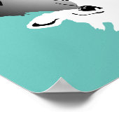 Giraffenkreis Poster (Ecke)